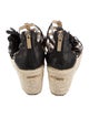 Jimmy Choo Jute Animal Print Espadrilles