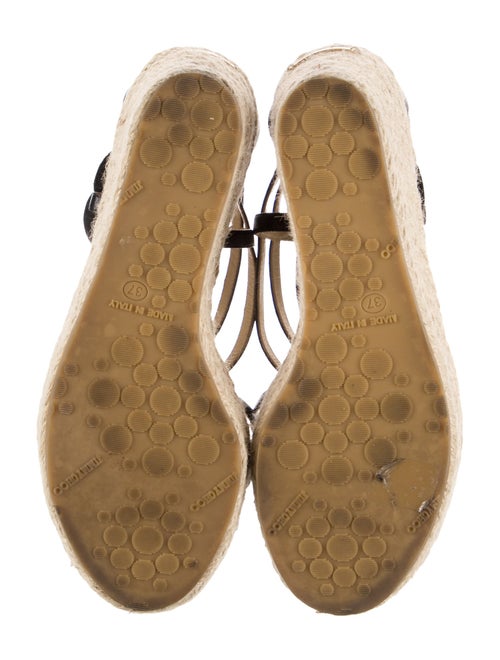Jimmy Choo Jute Animal Print Espadrilles