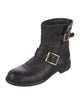 Jimmy Choo Leather Moto Boots