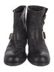 Jimmy Choo Leather Moto Boots