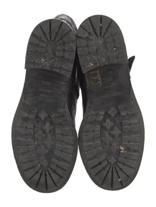 Jimmy Choo Leather Moto Boots