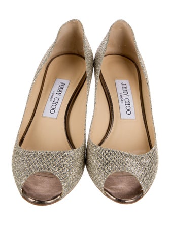 Jimmy Choo Glitter Pumps