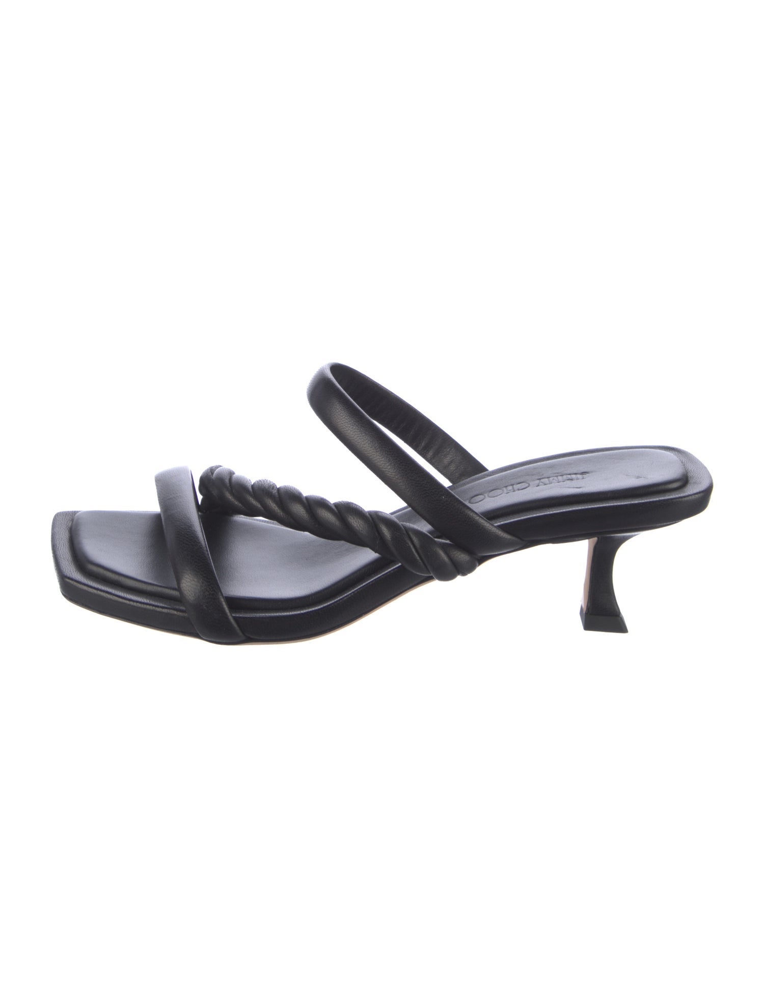 Jimmy Choo Leather Slides