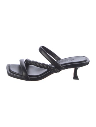 Jimmy Choo Leather Slides
