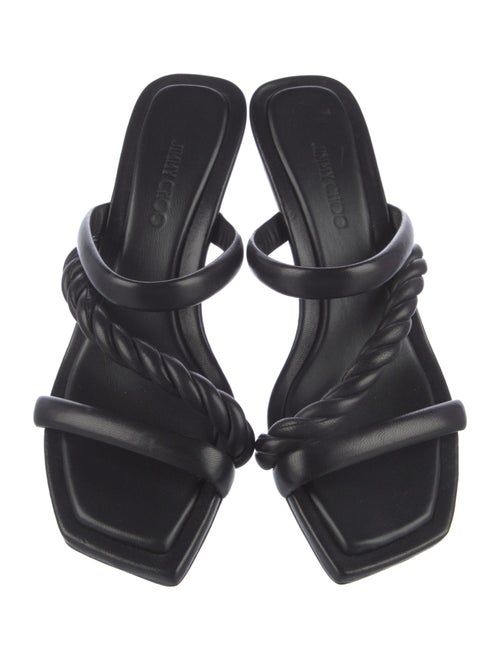 Jimmy Choo Leather Slides