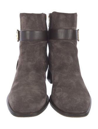 Jimmy Choo Suede Moto Boots