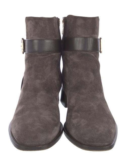 Jimmy Choo Suede Moto Boots