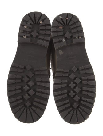 Jimmy Choo Leather Combat Boots