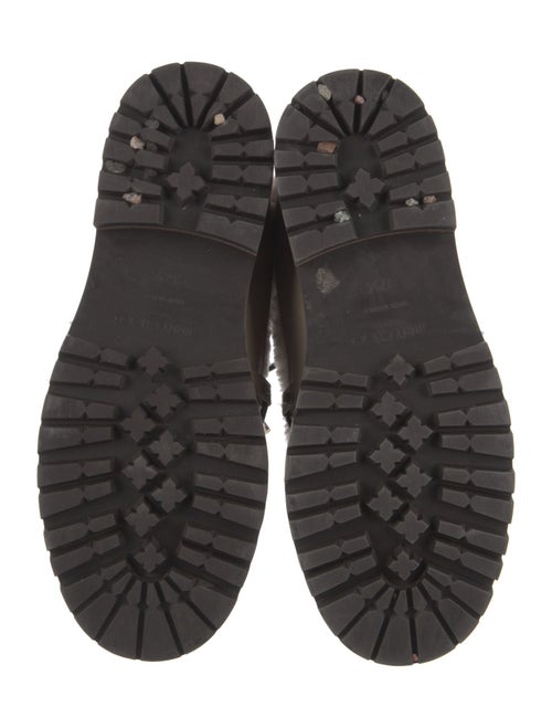 Jimmy Choo Leather Combat Boots