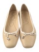 Jimmy Choo Straw Crystal Embellishments Ballet Flats
