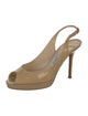 Jimmy Choo Patent Leather Slingback Sandals