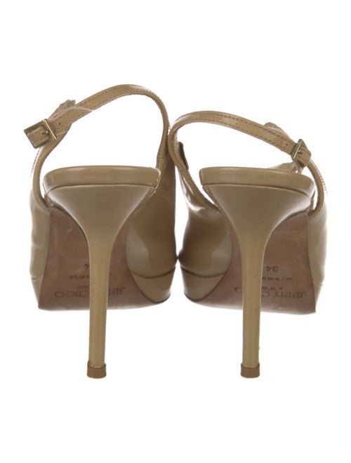 Jimmy Choo Patent Leather Slingback Sandals