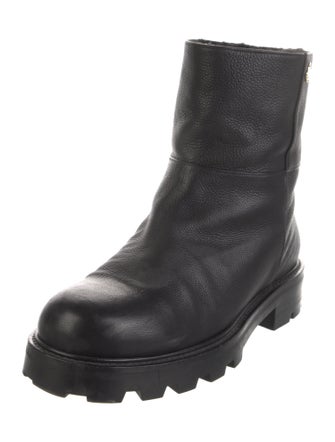 Jimmy Choo Leather Moto Boots