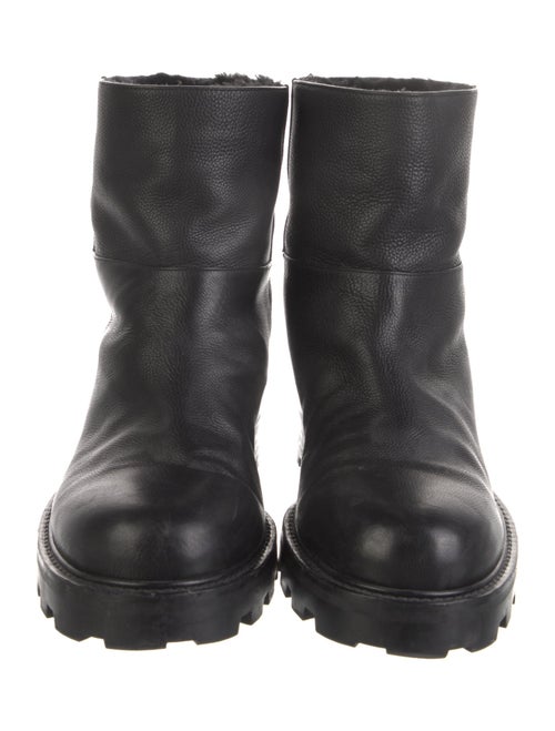 Jimmy Choo Leather Moto Boots