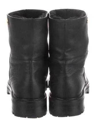 Jimmy Choo Leather Moto Boots