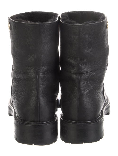 Jimmy Choo Leather Moto Boots