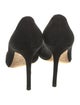 Jimmy Choo Suede Leather Trim Embellishment Pumps