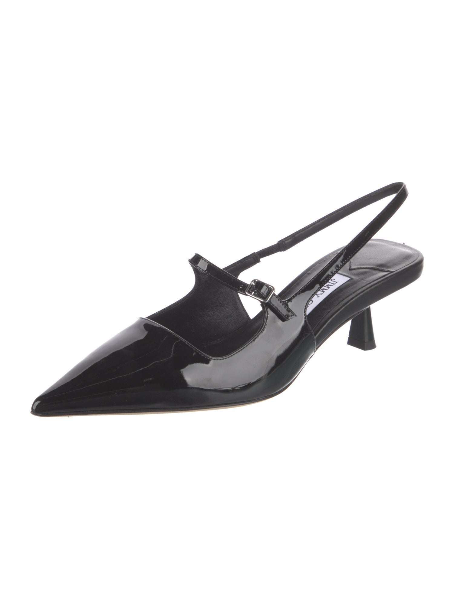 Jimmy Choo Patent Leather Slingback Sandals w/ Tags