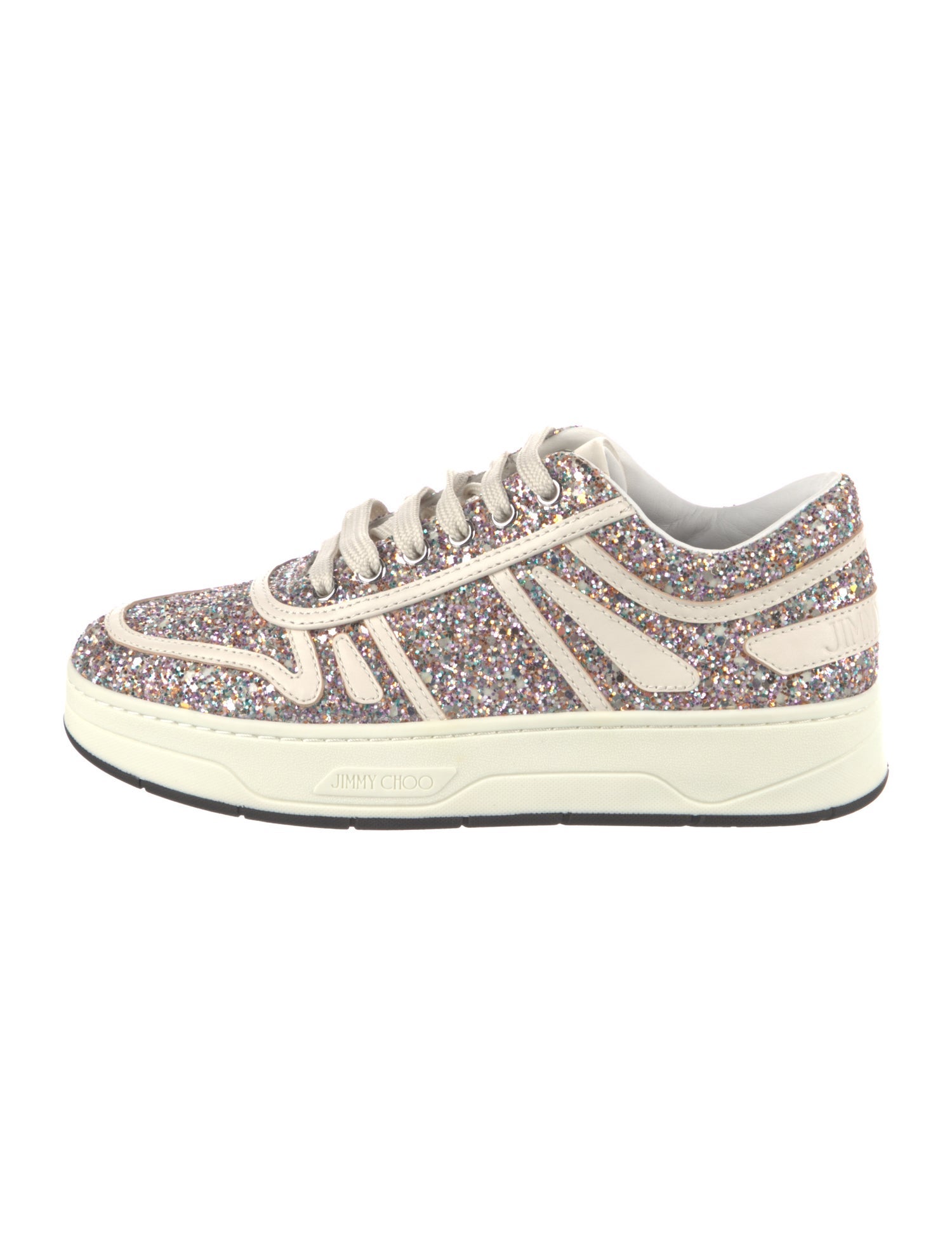 Jimmy Choo Glitter Patterned Sneakers