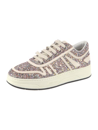 Jimmy Choo Glitter Patterned Sneakers