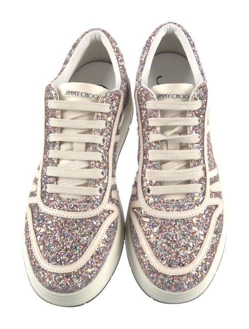 Jimmy Choo Glitter Patterned Sneakers