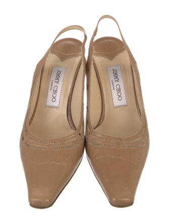 Jimmy Choo Leather Slingback Pumps