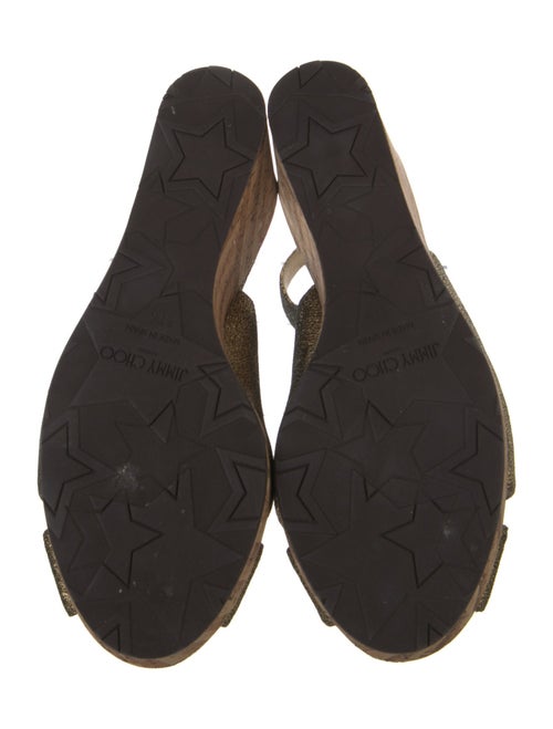 Jimmy Choo Colorblock Pattern Slingback Sandals