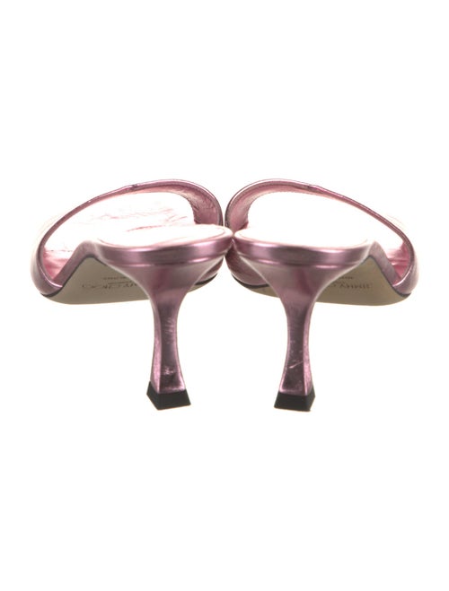 Jimmy Choo Leather Slides