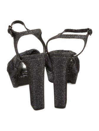 Jimmy Choo Leather Bow Accents Sandals