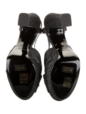 Jimmy Choo Leather Bow Accents Sandals