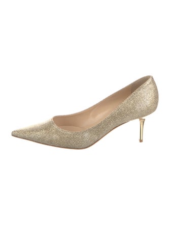 Jimmy Choo Glitter Glitter Accents Pumps