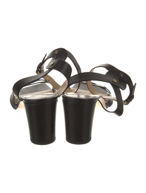 Jimmy Choo Leather Studded Accents Sandals