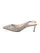Jimmy Choo Glitter Glitter Accents Slingback Pumps
