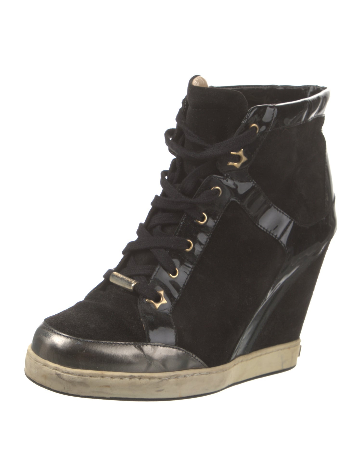 Jimmy Choo Suede Lace-Up Boots