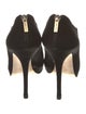 Jimmy Choo Suede Leather Trim Embellishment Pumps