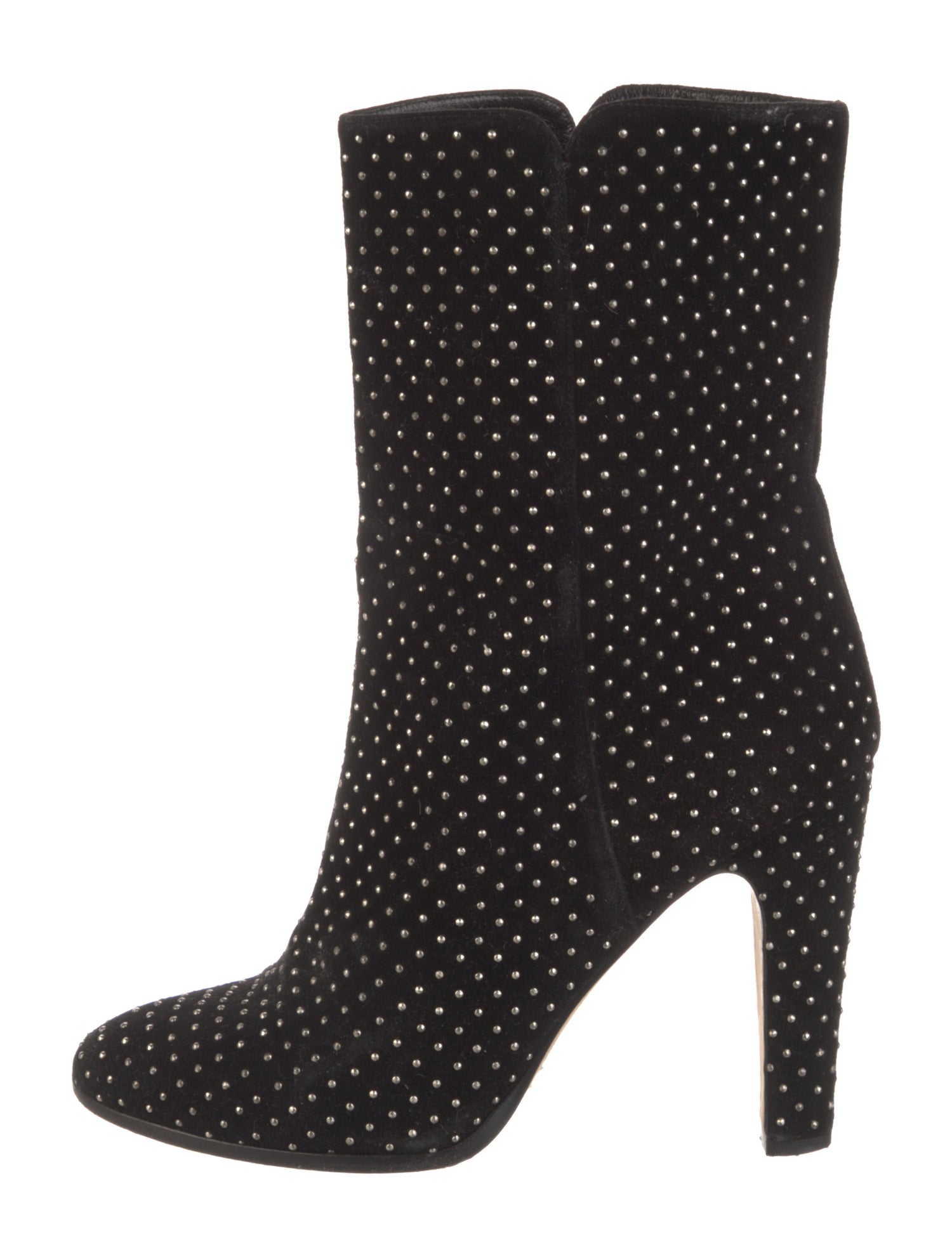 Jimmy Choo Suede Studded Accents Boots