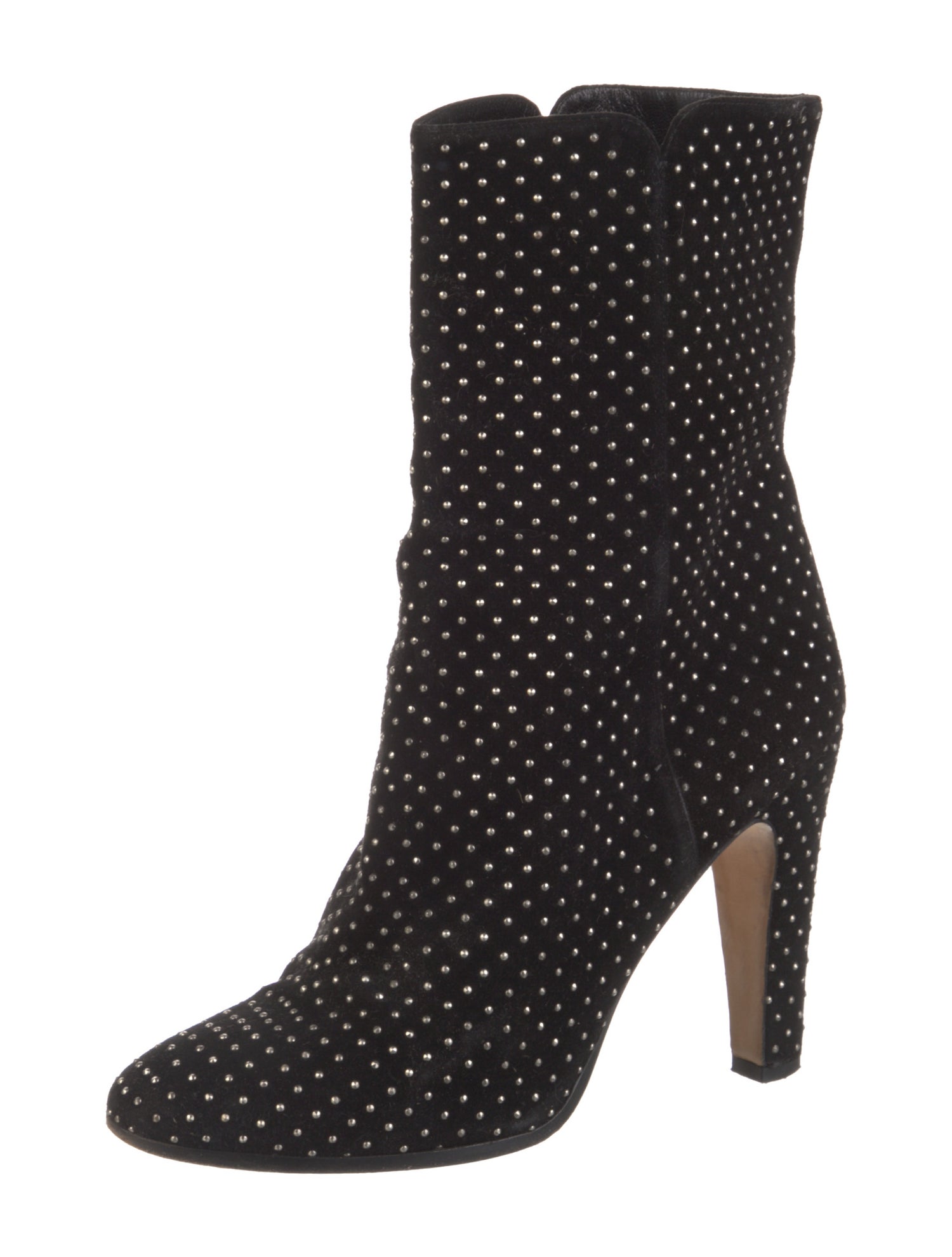 Jimmy Choo Suede Studded Accents Boots
