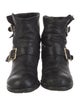 Jimmy Choo Leather Moto Boots