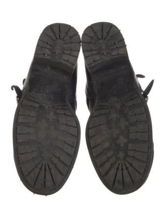 Jimmy Choo Leather Moto Boots