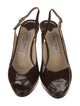 Jimmy Choo Patent Leather Slingback Sandals