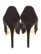 Jimmy Choo Suede Leather Trim Embellishment Pumps