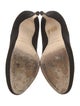 Jimmy Choo Suede Leather Trim Embellishment Pumps