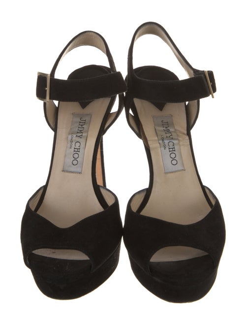 Jimmy Choo Suede Slingback Sandals