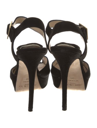 Jimmy Choo Suede Slingback Sandals