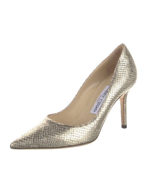 Jimmy Choo Embossed Leather Pumps