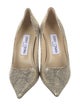 Jimmy Choo Embossed Leather Pumps