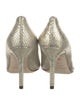 Jimmy Choo Embossed Leather Pumps