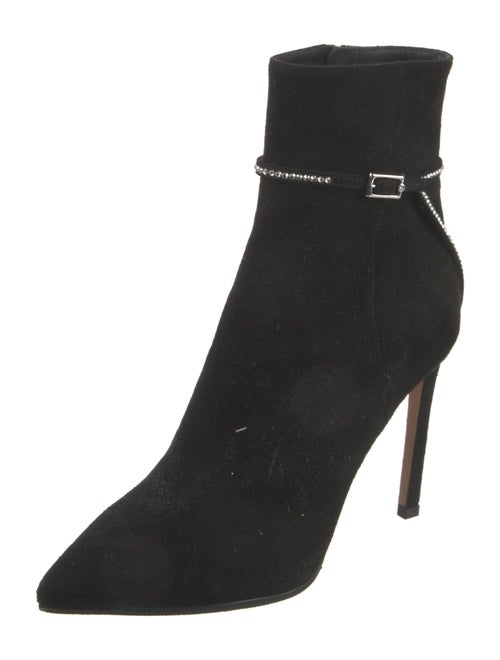 Jimmy Choo Suede Crystal Embellishments Boots