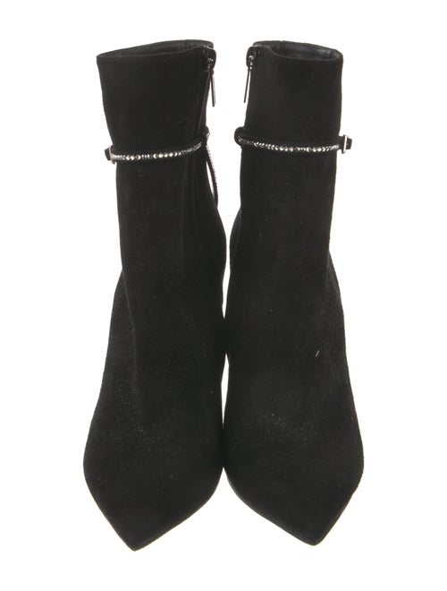 Jimmy Choo Suede Crystal Embellishments Boots