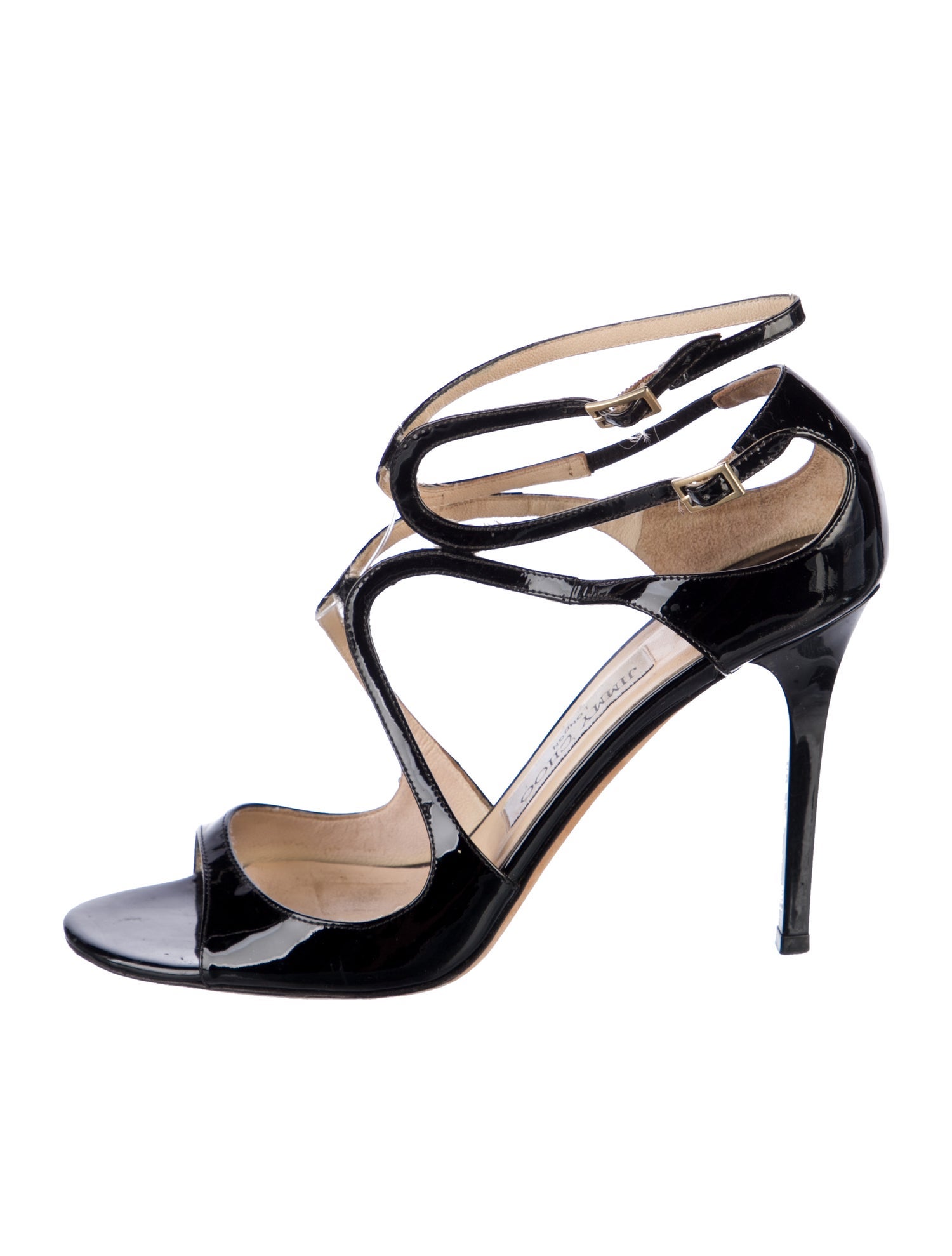 Jimmy Choo Patent Leather Sandals